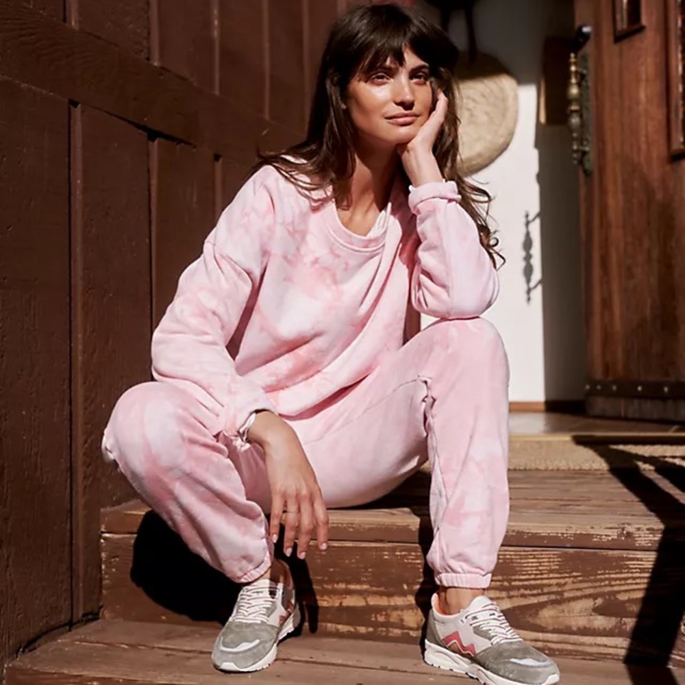 All Fenix | Anthropologie | Pink Aryah Tie-Dye Joggers | Small